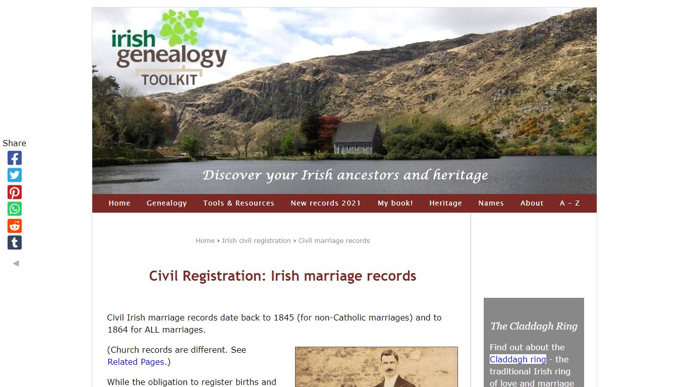 Civil Registration: Irish marriage records - Irish Genealogy Toolkit